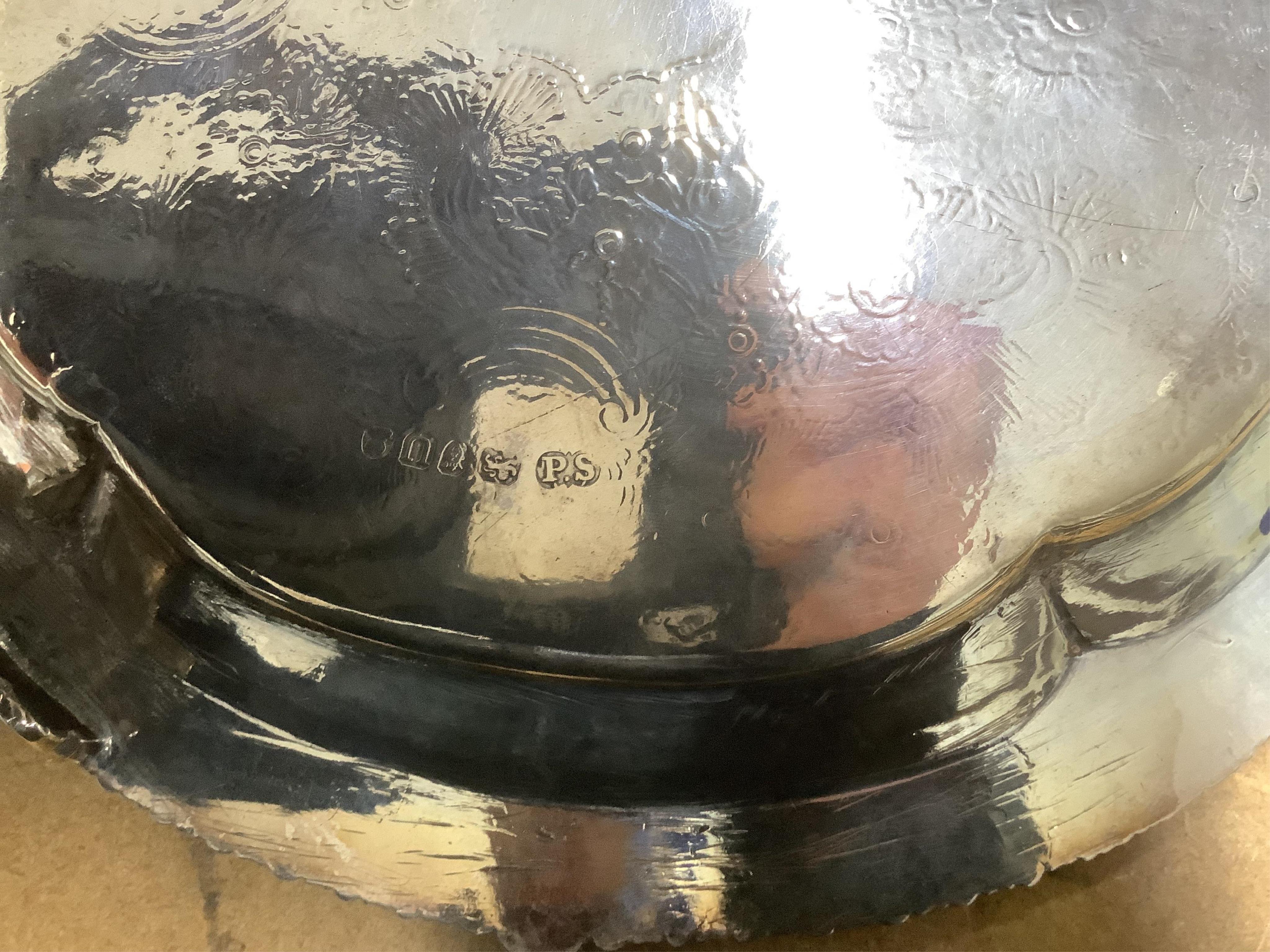 A George III silver waiter, by Paul Storr